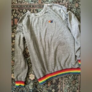 Aviator Nation grey crewneck M